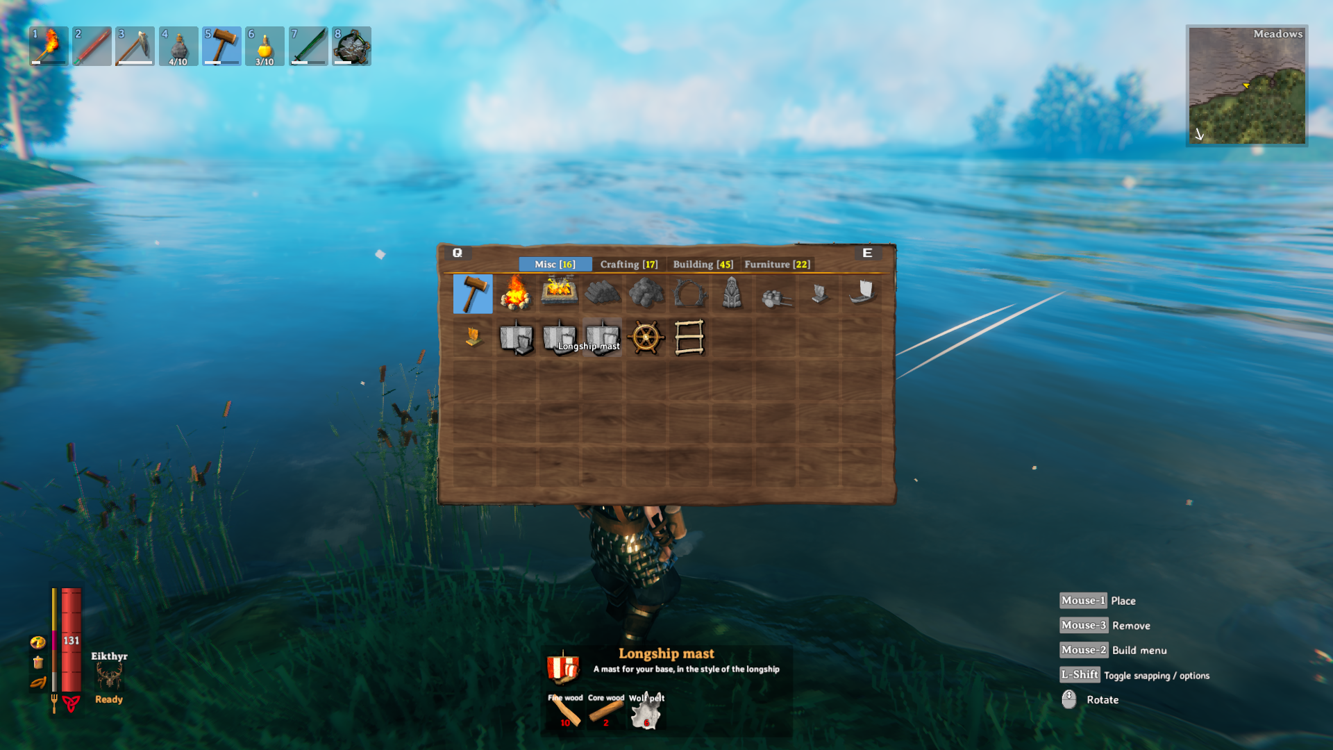 This Valheim mod lets you build some really big boats